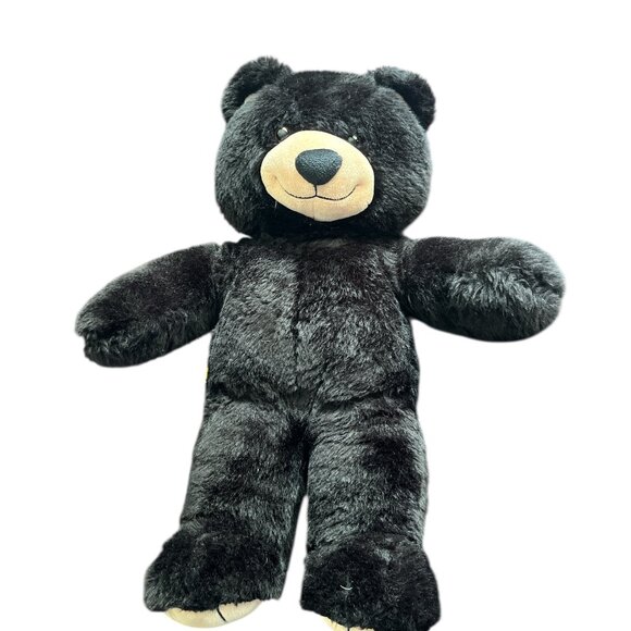BUILD-A-BEAR Classic Dimples Black Plush Teddy Bear 15" Stuffed Animal - Picture 14 of 15